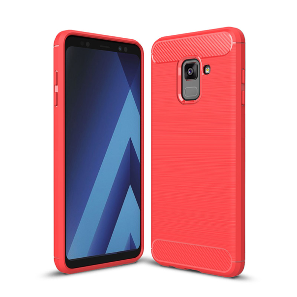 Maska za Samsung A8 Plus/ A730 (2018) crvena Silicone Defender - 026803-1
