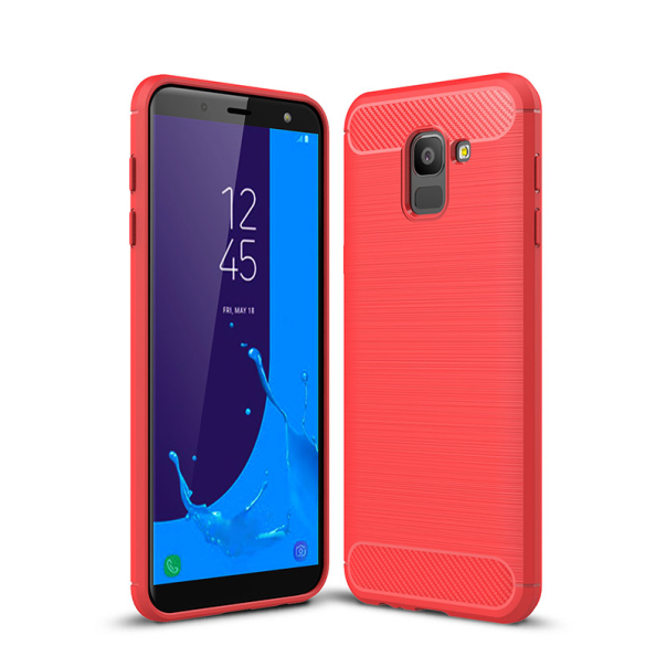 Maska za Samsung J6/ J600F (2018) EU crvena Silicone Defender - 026795