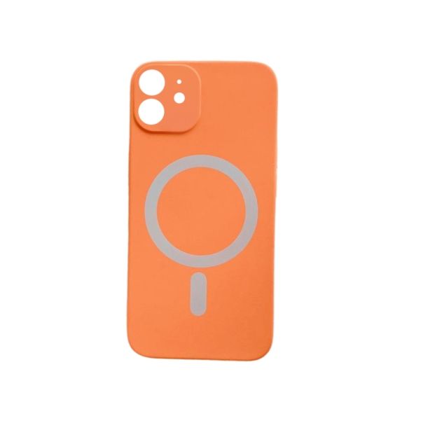 Silikonska maska Color Magsafe za Iphone 12, narandžasta - 1850065