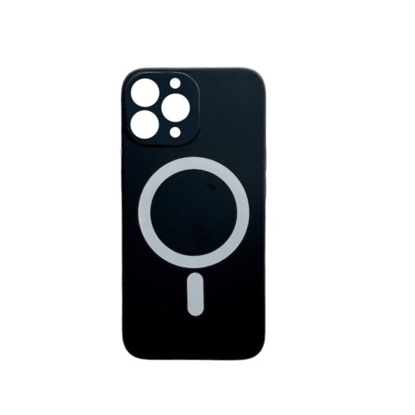 Silikonska futrola Magsafe Color za Iphone 12 Pro, crna - 1810197