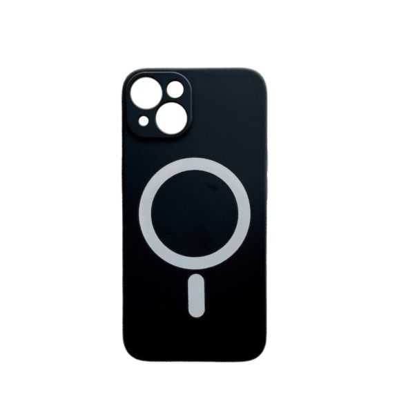 Silikonska futrola Magsafe Color za Iphone 15, crna - 1810149