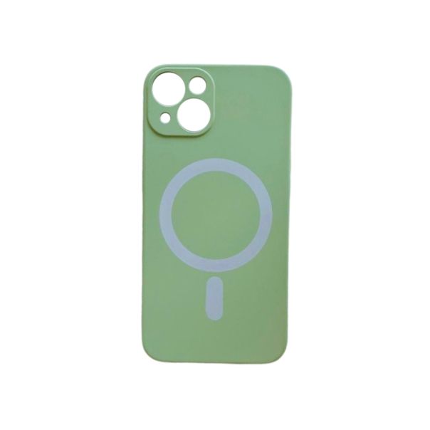 Silikonska futrola Magsafe Color Iphone 15, zelena - 1810157