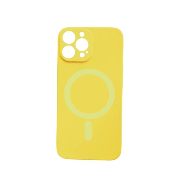 Silikonska futrola Magsafe Color za iPhone 16 Pro Max, žuta - 1810281