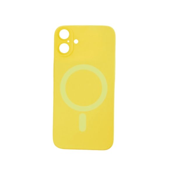 Silikonska Maska Magsafe COLOR za Iphone 16, žuta - 1810280
