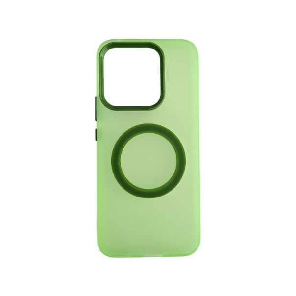 Silikonska futrola Magsafe FLURO COLOR za Honor 600 Lite, zelena - EP3127062
