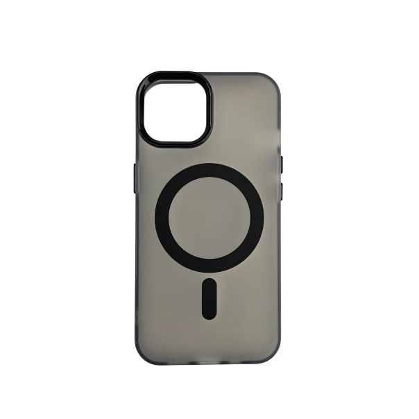 Maska silikonska Magsafe FLURO COLOR za Iphone 13/14, crna - 1810471