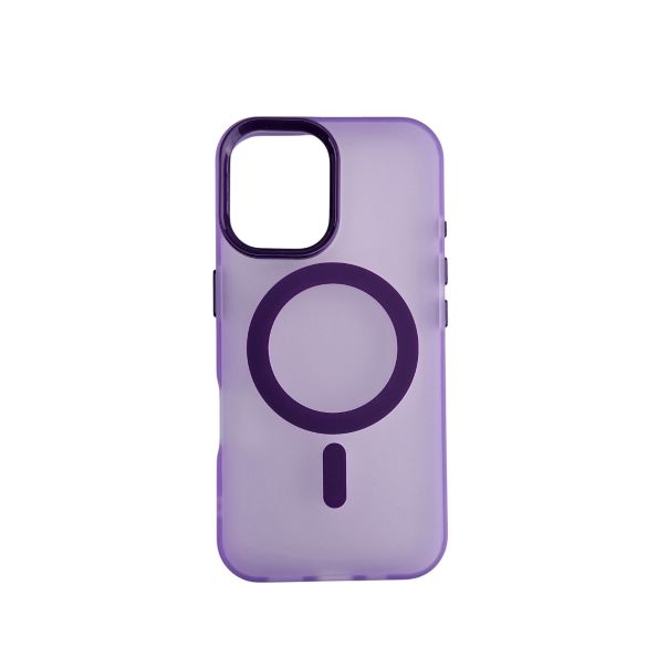Futrola Magsafe FLURO COLOR za Iphone 16, ljubičasta - 1810477