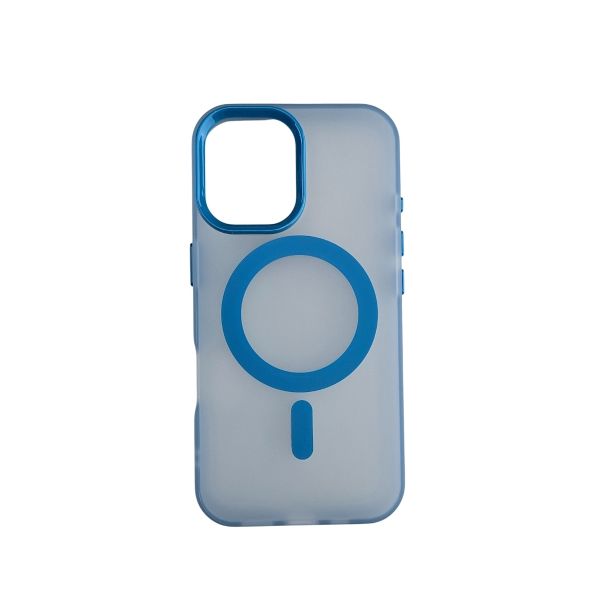 Maska silikonska Magsafe FLURO COLOR za Iphone 16, plava - 1810479