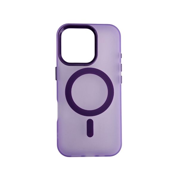 Maska silikonska Magsafe FLURO COLOR za Iphone 16 PRO MAX, ljubičasta - 1810485