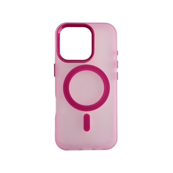 Maska silikonska Magsafe FLURO COLOR za Iphone 16 PRO MAX, roza - 1810486