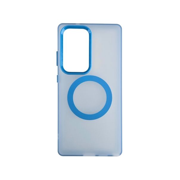 Maska silikonska Magsafe FLURO COLOR za Samsung S25 ULTRA, plava - 1810433
