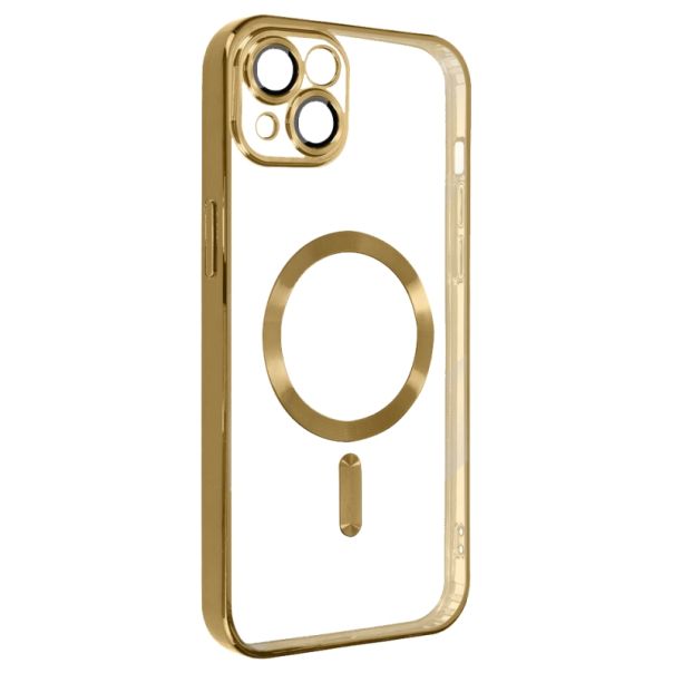 Silikonska futrola MagSafe iPhone 14, zlatna - 1810034