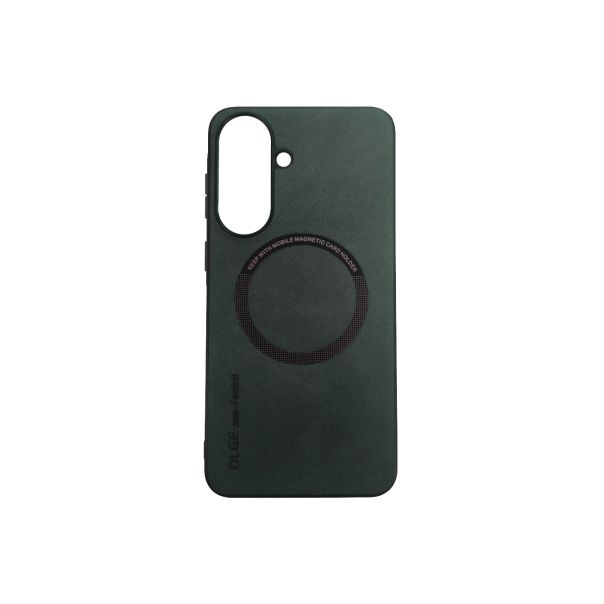 Silikonska futrola OLGE Magnetic za Samsung S26 +, zelena - EP2829369