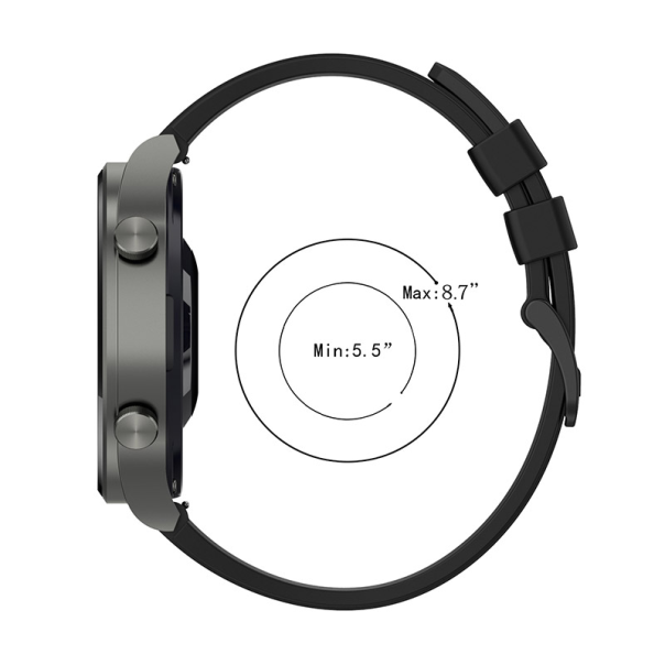 Silikonska narukvica za pametni sat Huawei dizajn 22mm narandžasto - 053156