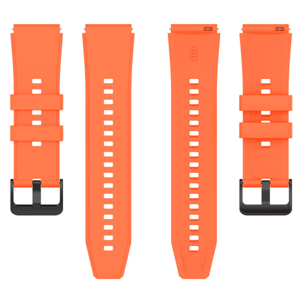 Silikonska narukvica za pametni sat Huawei dizajn 22mm narandžasto - 053156