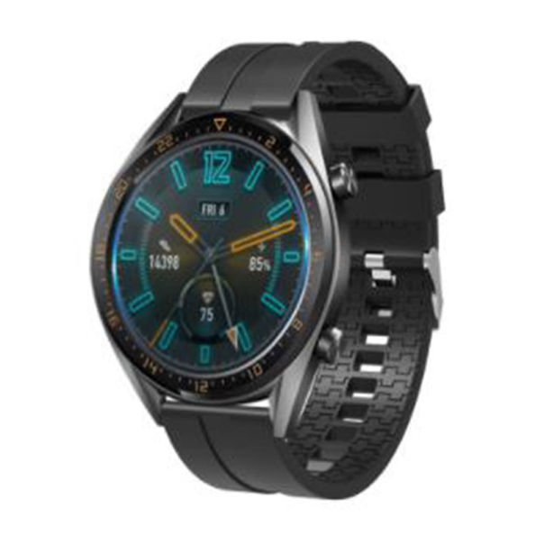 Silikonska narukvica za pametni sat Huawei crna 20mm - 605185