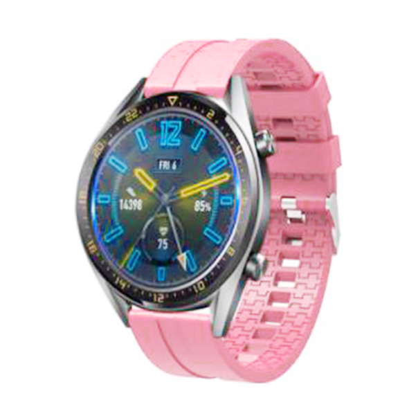 Silikonska narukvica za pametni sat Huawei roze 20mm - 607115