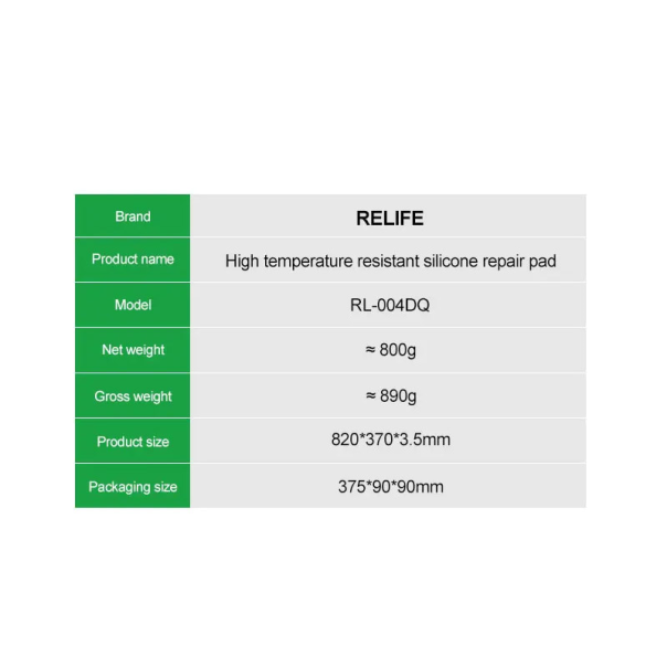 Silikonska radna podloga SUNSHINE RL-004DQ 820mm x 370mm - 617860