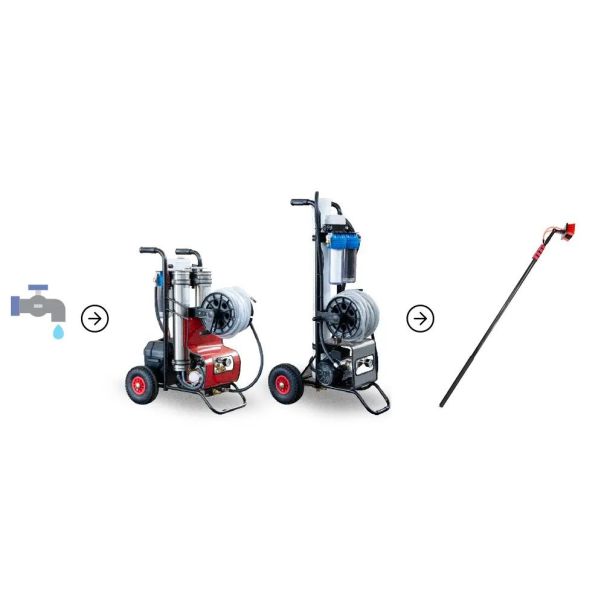 IDROMATIC Mobile RO 12V 1x4021 - za pranje solarnih panela i prozora - 99351