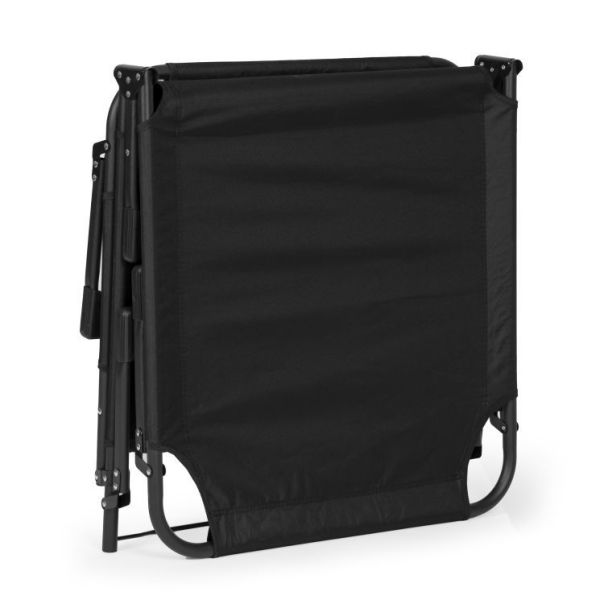 MULTIGARDEN Sklopiva baštenska ležaljka, crna - GBFB-3FW66