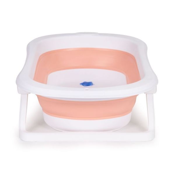 ECO TOYS Sklopiva kadica za kupanje bebe sa odvodom, roze - HA-B27 PINK