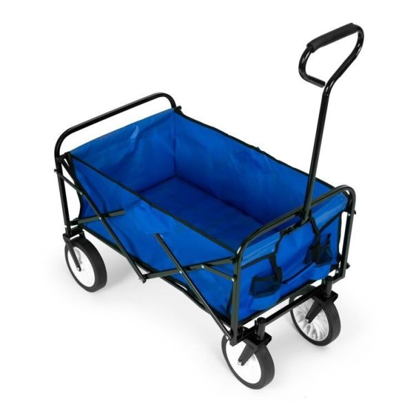 MODERNHOME Sklopiva kolica za plažu 70kg, plava - WOZ3556