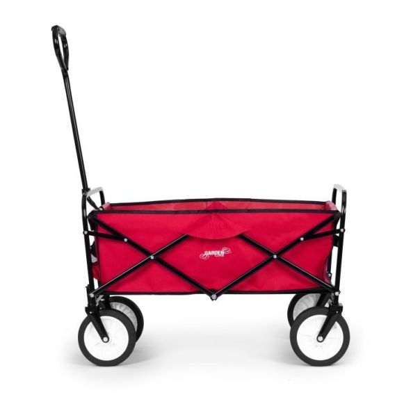 MODERNHOME Sklopiva kolica za plažu 70kg, crvena - WOZ3832