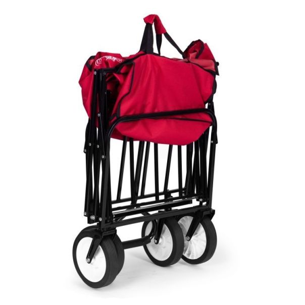 MODERNHOME Sklopiva kolica za plažu 70kg, crvena - WOZ3832
