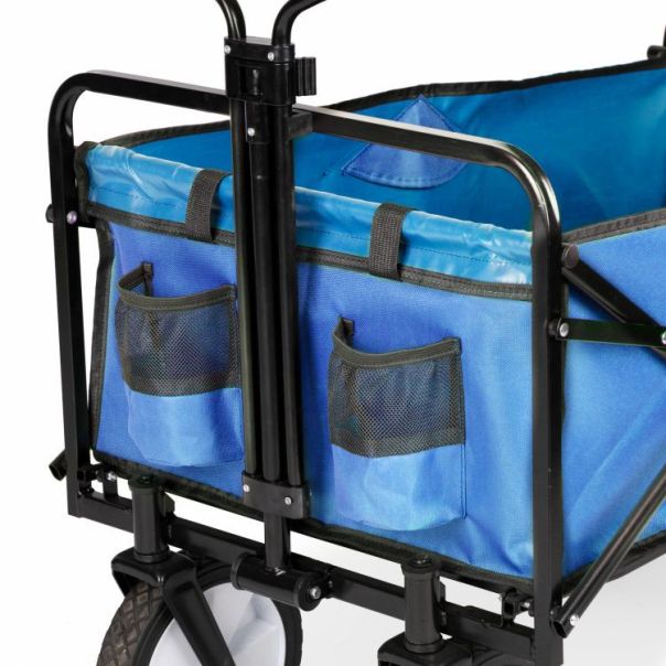 MODERNHOME Sklopiva kolica za plažu, plava - G-232