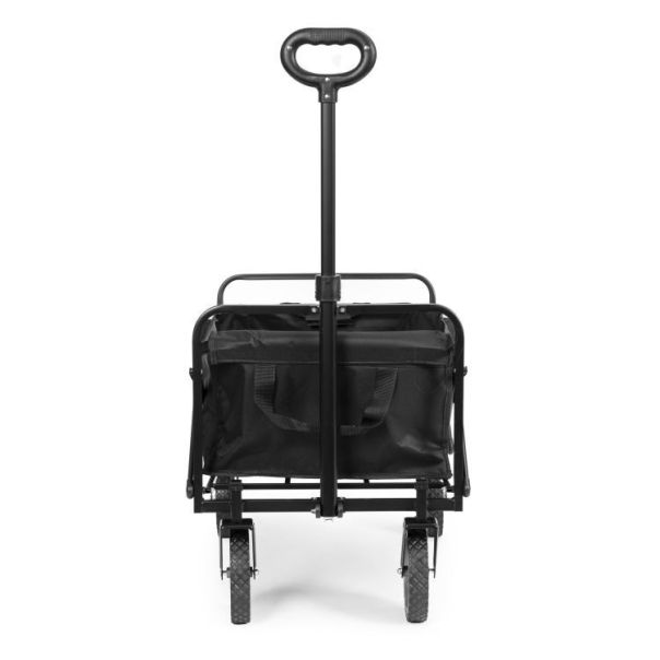 MODERNHOME Sklopiva kolica za plažu, crna - BP-025