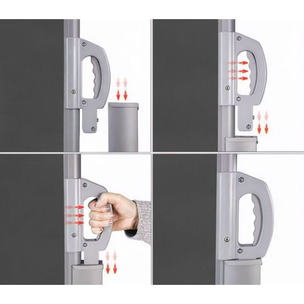 MULTIGARDEN Sklopivi paravan za dvorište 3.5x1.8m, antracit - AW-011A 3 5X1 8