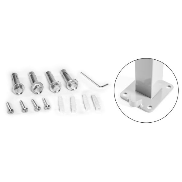 MULTIGARDEN Sklopivi paravan za dvorište 3.5x1.8m, antracit - AW-011A 3 5X1 8