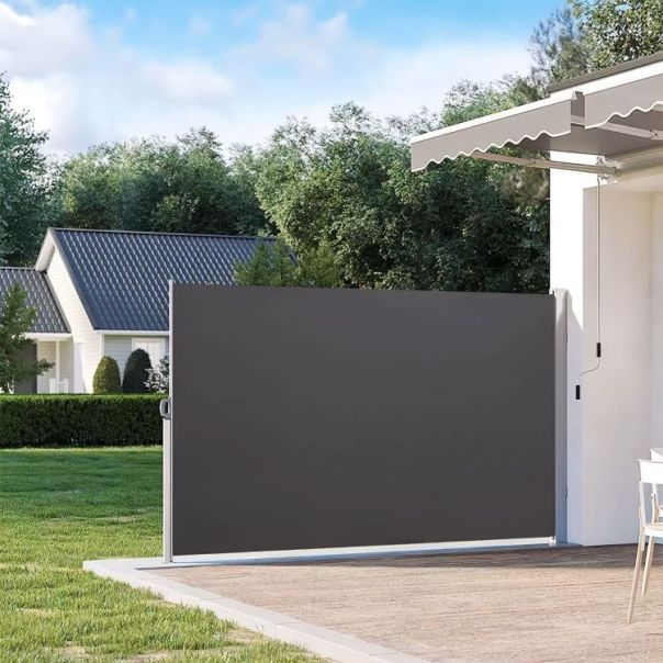 MODERNHOME Sklopivi paravan za dvorište 3x2m, antracit - AW-011A AN 3X2