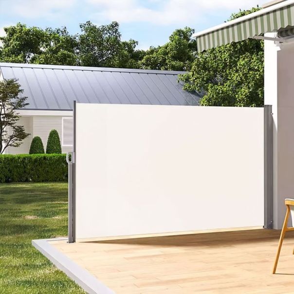 MODERNHOME Sklopivi paravan za dvorište 3x2m, bež - AW-011A BEI 3X2