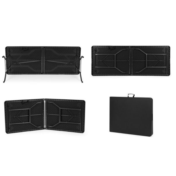 MODERNHOME Sklopivi sto 180cm black - EP2742359