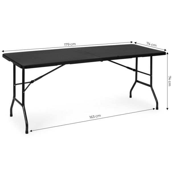 MODERNHOME Sklopivi sto 180cm black - EP2742359