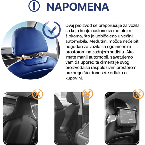 Sklopivi sto za auto sediste - 220338