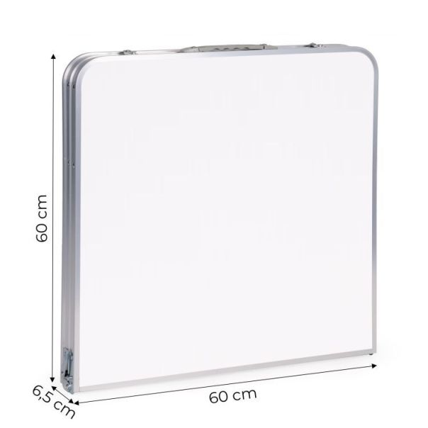 MODERNHOME Sklopivi sto za kampovanje 120x60cm, bela - GMFC-FY12060 W