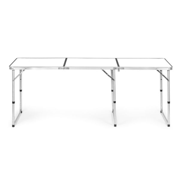 MODERNHOME Sklopivi sto za kampovanje 180x60cm, bela - GB030-180 WHITE