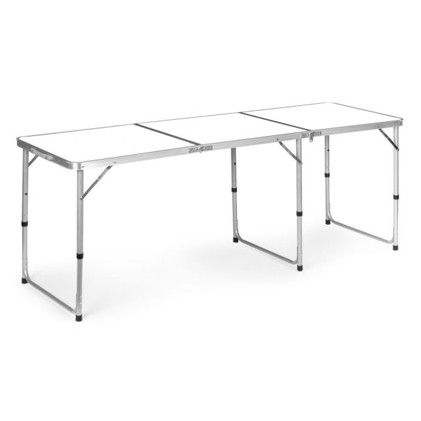 MODERNHOME Sklopivi sto za kampovanje 180x60cm, bela - GB030-180 WHITE