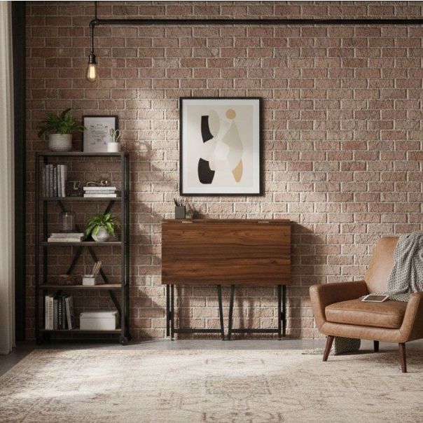 MODERNHOME Sklopivi sto za kompijuter 80x45 cm laptop table dark wood - EP2828286