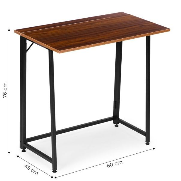 MODERNHOME Sklopivi sto za kompijuter 80x45 cm laptop table dark wood - EP2828286