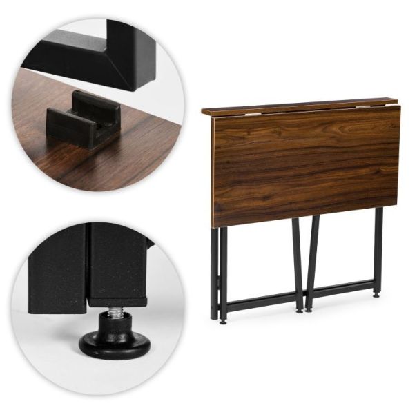 MODERNHOME Sklopivi sto za kompijuter 80x45 cm laptop table dark wood - EP2828286