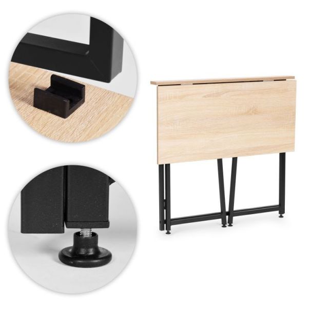 MODERNHOME Sklopivi sto za kompijuter 80x45 cm laptop table natur - EP2828289