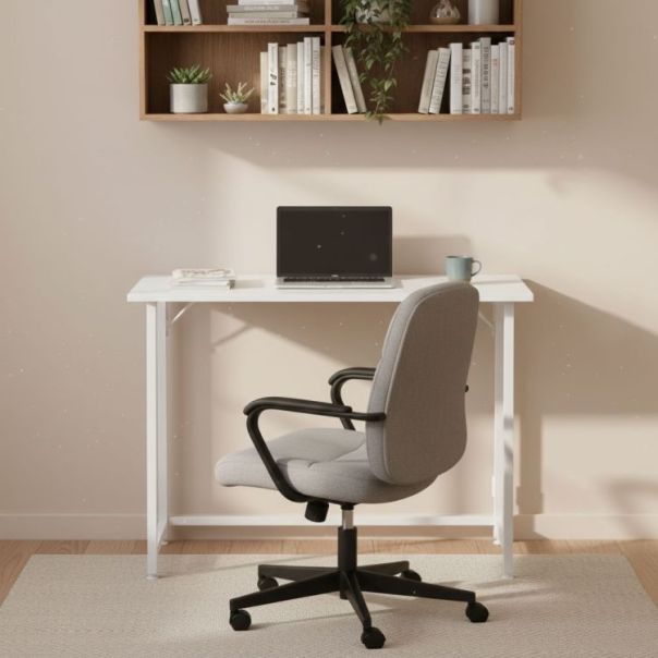 MODERNHOME Sklopivi sto za kompijuter 80x45 cm laptop table white - EP2828283