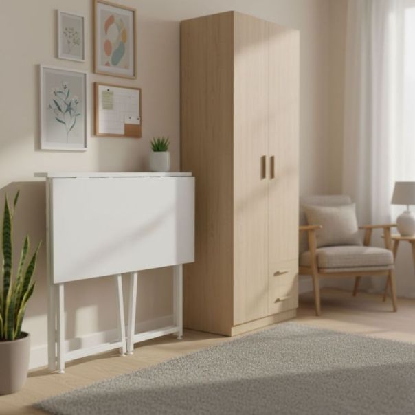 MODERNHOME Sklopivi sto za kompijuter 80x45 cm laptop table white - EP2828283