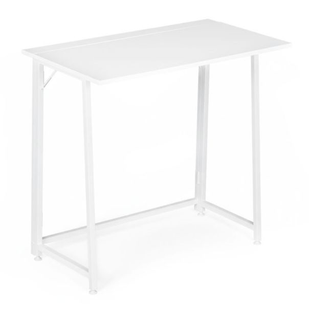 MODERNHOME Sklopivi sto za kompijuter 80x45 cm laptop table white - EP2828283