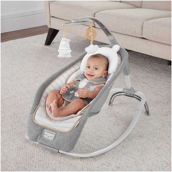 KIDS II Ingenuity Ležaljka - Boutique collection™ Rocking seat™ - Bella teddy™ - SKU10986