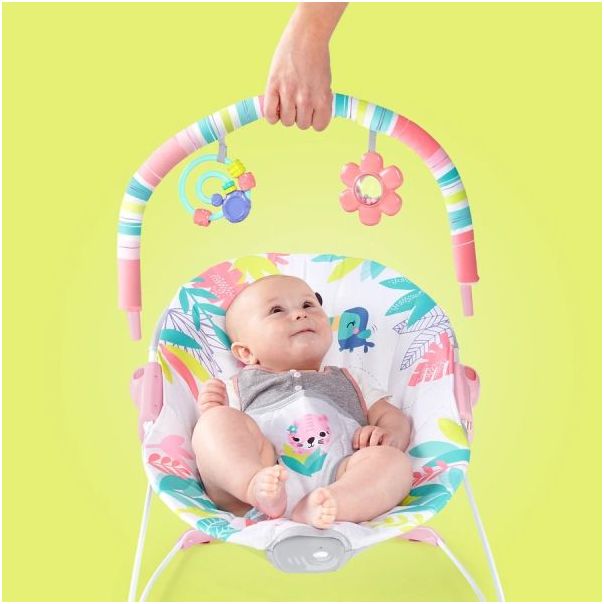 KIDS II Bright Starts Ležaljka sa vibracijom - Flamingo Vibes 12228 - SKU12228