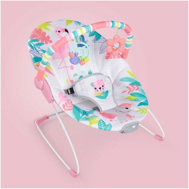 KIDS II Bright Starts Ležaljka sa vibracijom - Flamingo Vibes 12228 - SKU12228